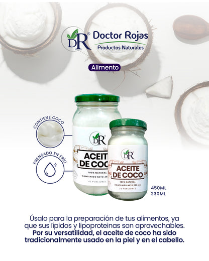 ACEITE DE COCO X450ML DOCTOR ROJAS principal