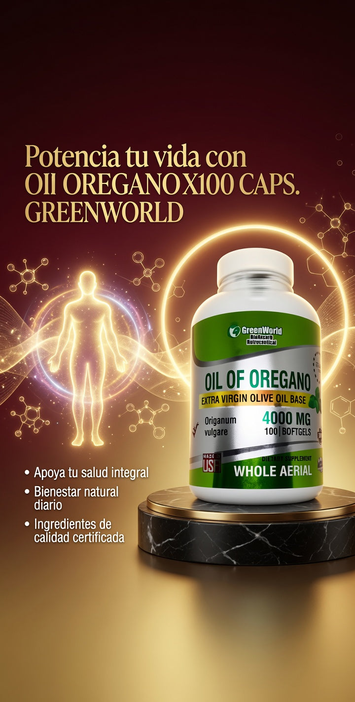 OIL OREGANO X100 CAPS. GREENWORLD ia_3