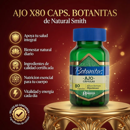 AJO X80 CAPS. BOTANITAS ia_2