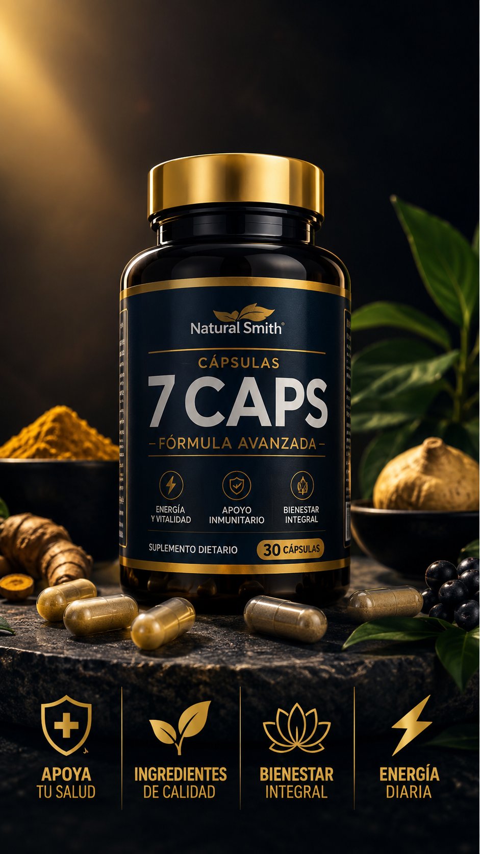 MAGNESIUM COMPLEX 7 ADVANCE X60 CAPS. BOOSTER ia_2
