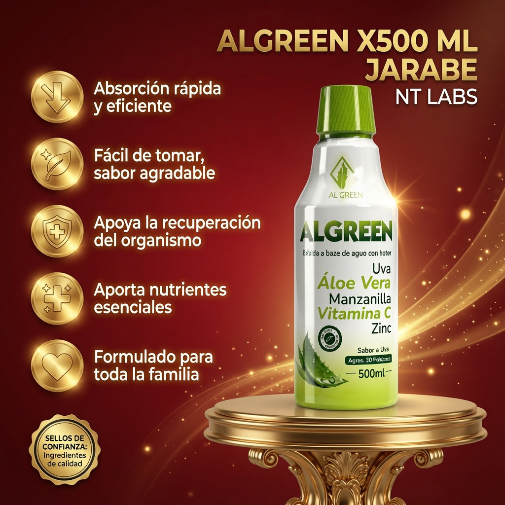 ALGREEN X500 ML JARABE NT LABS ia_2