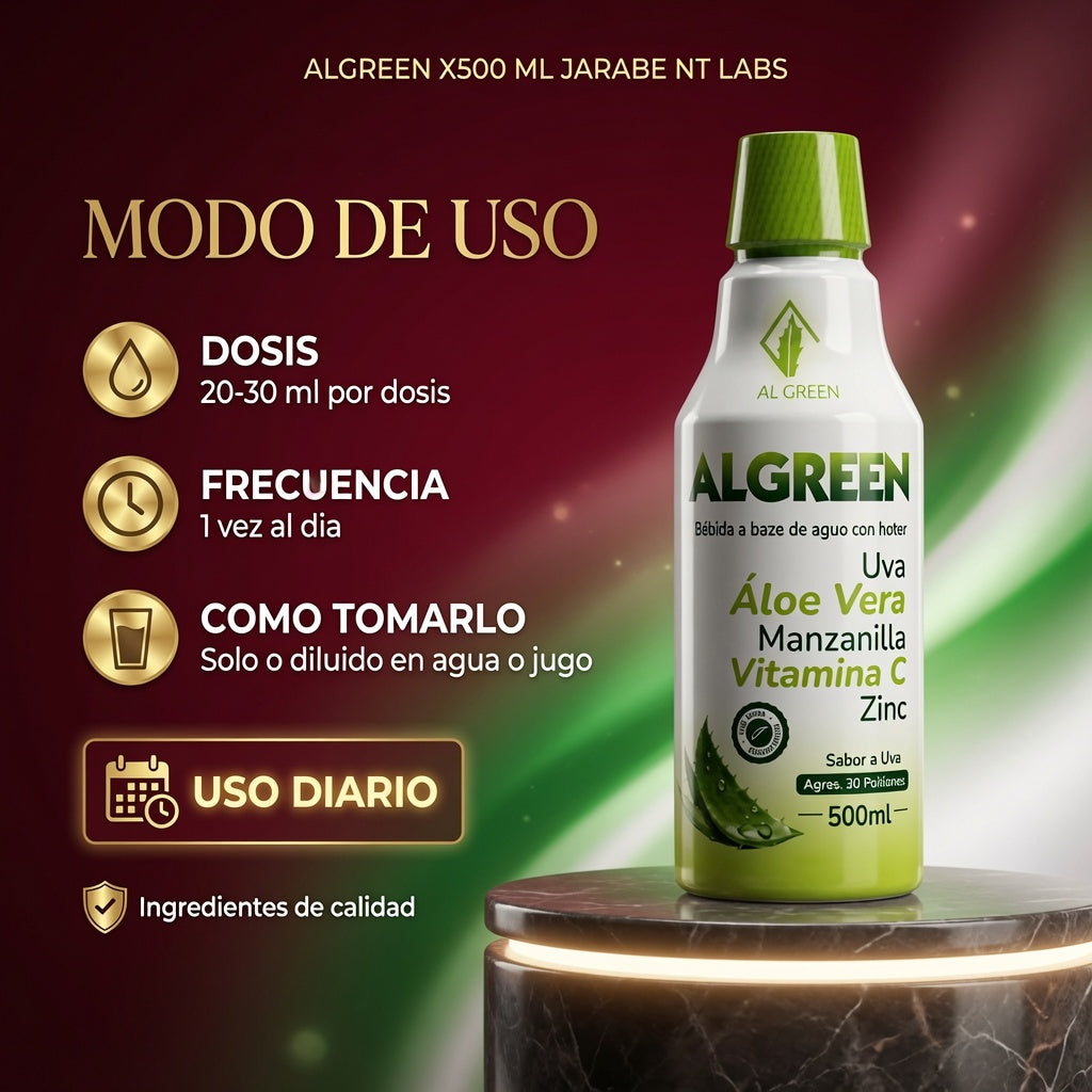 ALGREEN X500 ML JARABE NT LABS ia_4