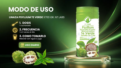 LINAZA PSYLLIUM TE VERDE X700 GR. NT LABS ia_4