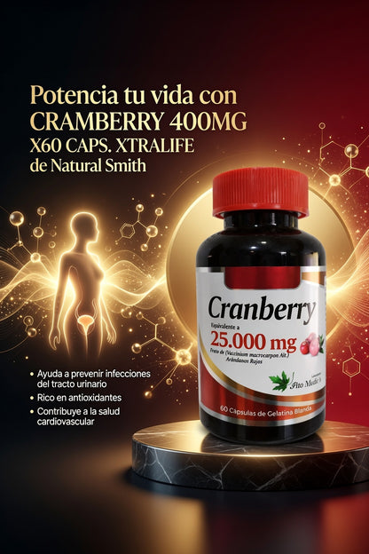 CRAMBERRY 400MG X60 CAPS. XTRALIFE ia_3