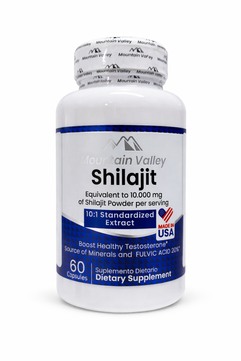 SHILAJIT X60 CAPS. MOUNTAIN VALLEY principal