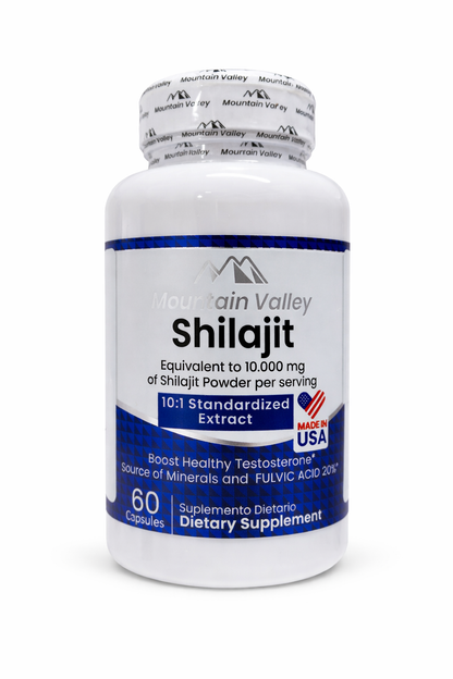 SHILAJIT X60 CAPS. MOUNTAIN VALLEY principal