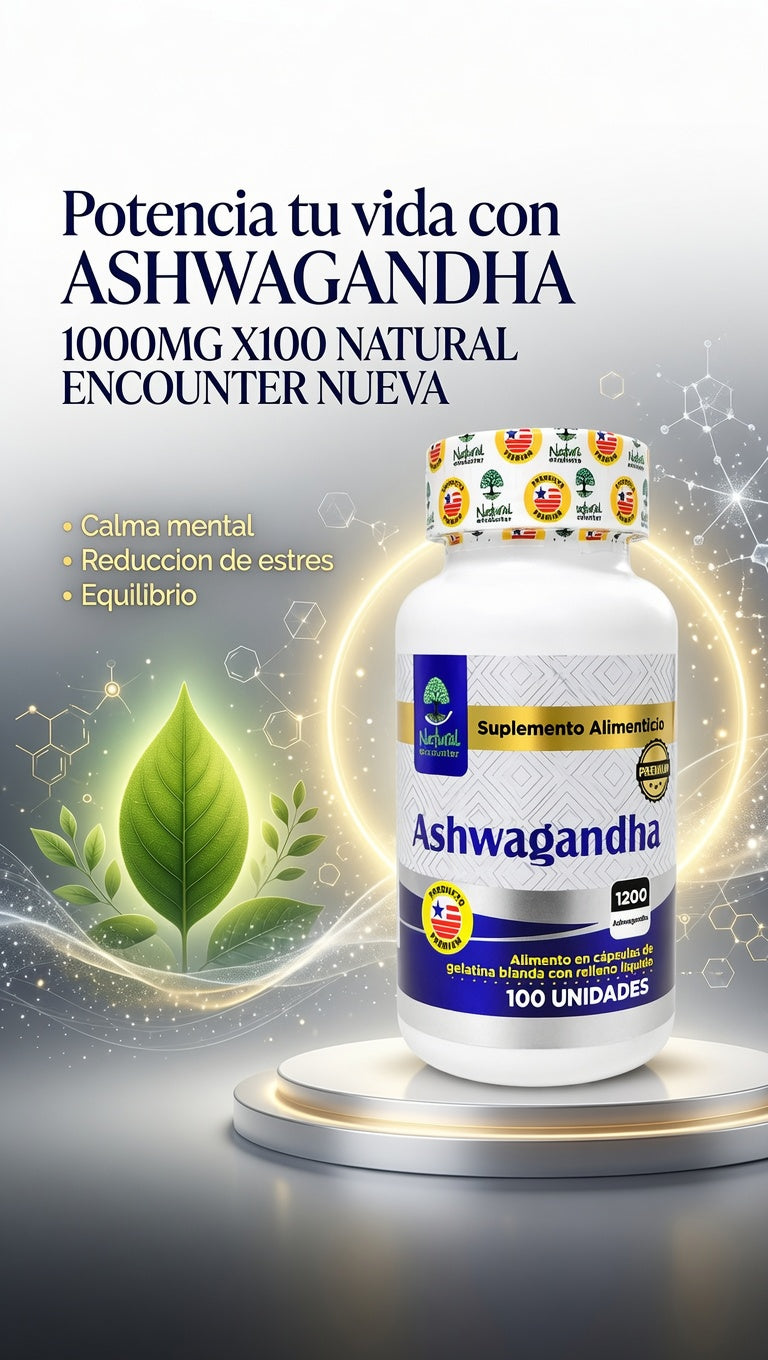 ASHWAGANDHA 1000MG X100 NATURAL ENCOUNTER NUEVA ia_3
