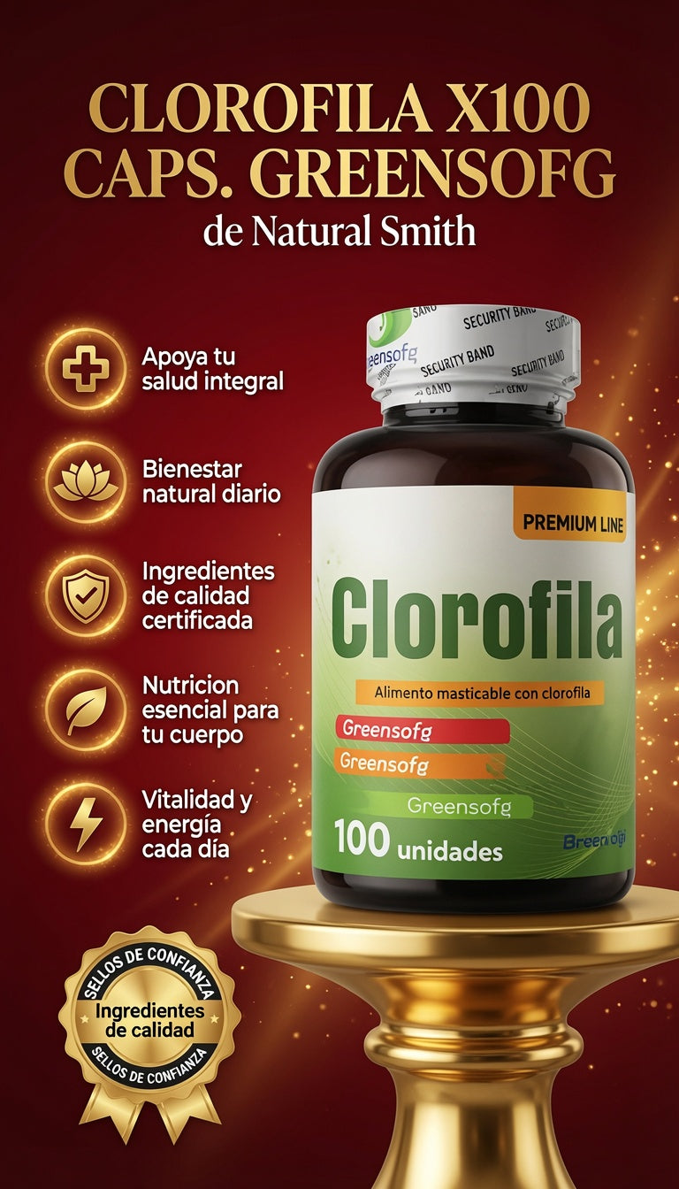 CLOROFILA X100 CAPS. GREENSOFG ia_2