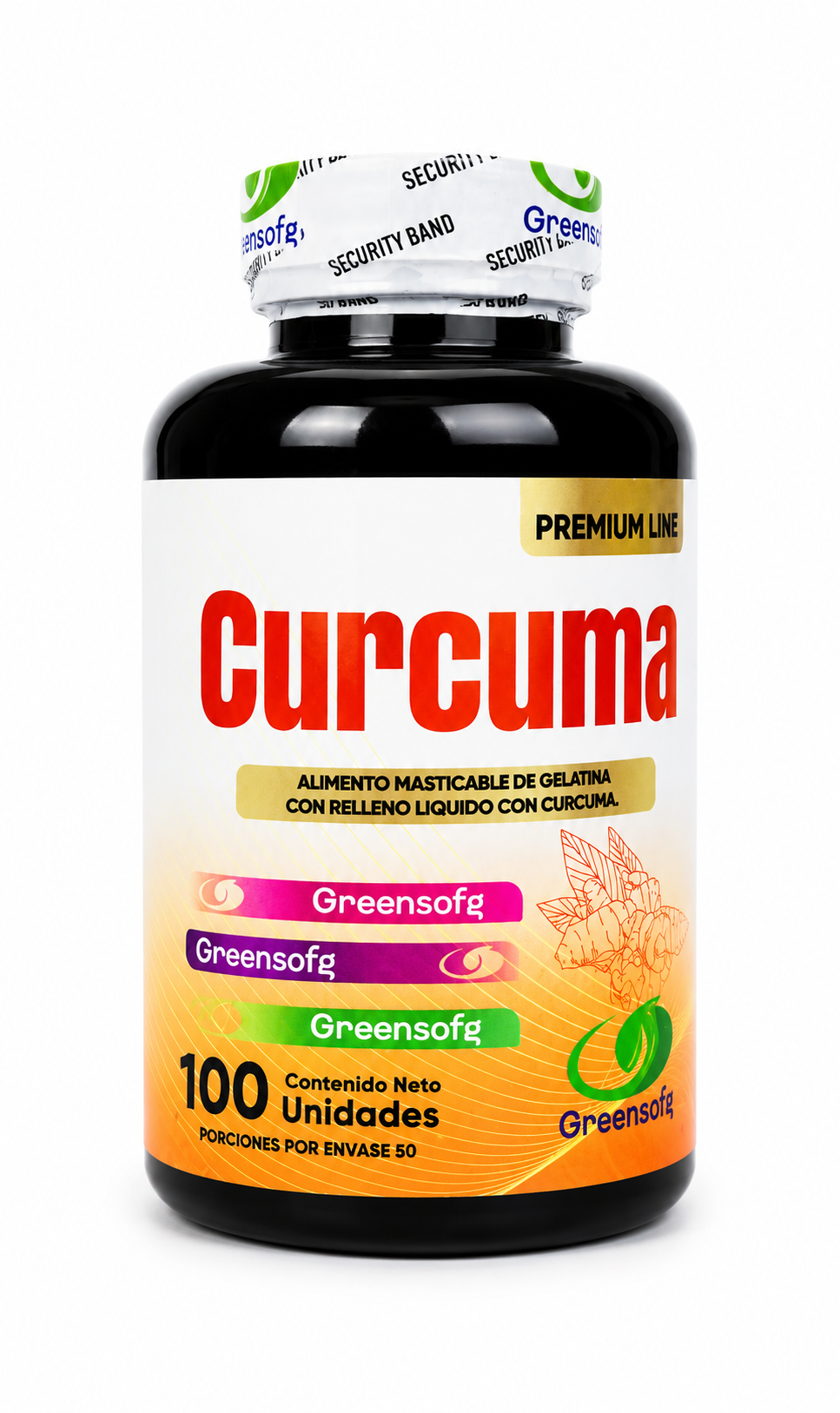 CURCUMA X100 CAPS.GREENSOFG principal