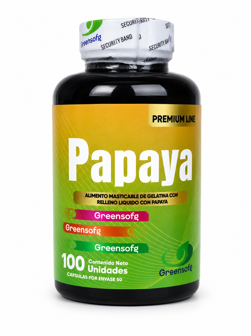 PAPAYA X100 CAPS. GREENSOFG principal