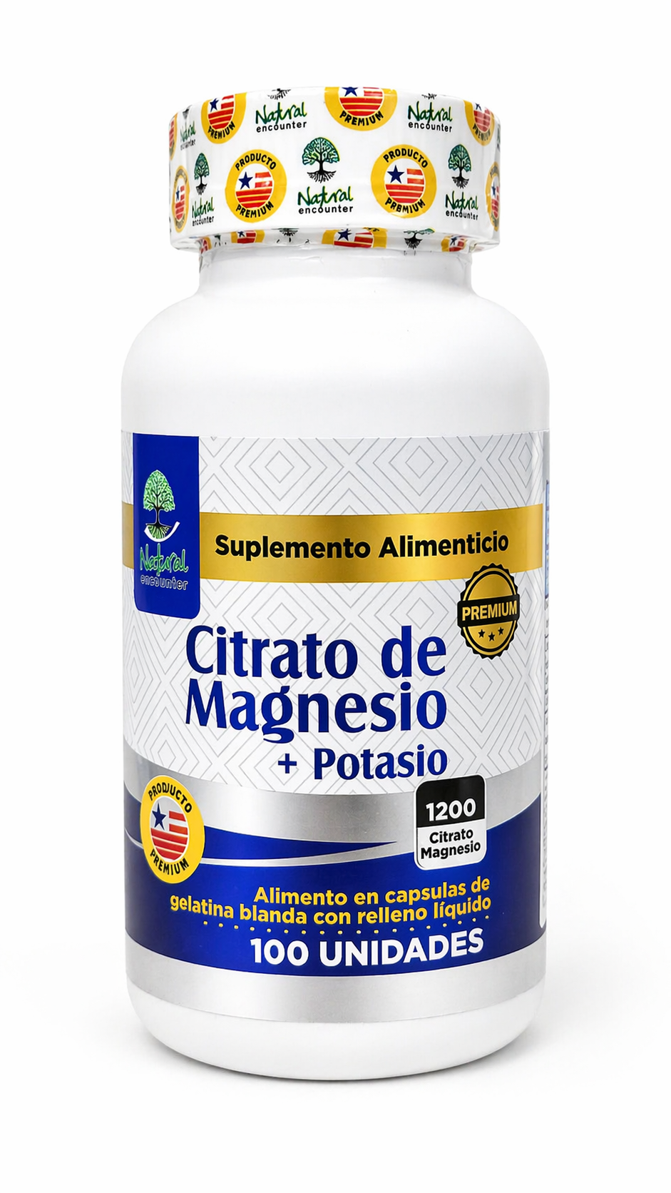 CITRATO DE MAGNESIO+POTASIO X100 CAPS. ENCOUENTER REGISTRO principal
