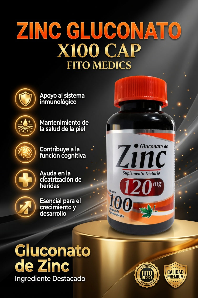 ZINC GLUCONATO X100 CAP FITO MEDICS ia_2