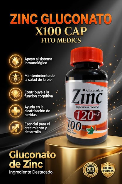 ZINC GLUCONATO X100 CAP FITO MEDICS ia_2