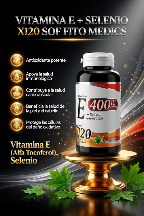 VITAMINA E + SELENIO X120 SOF FITO MEDICS ia_2