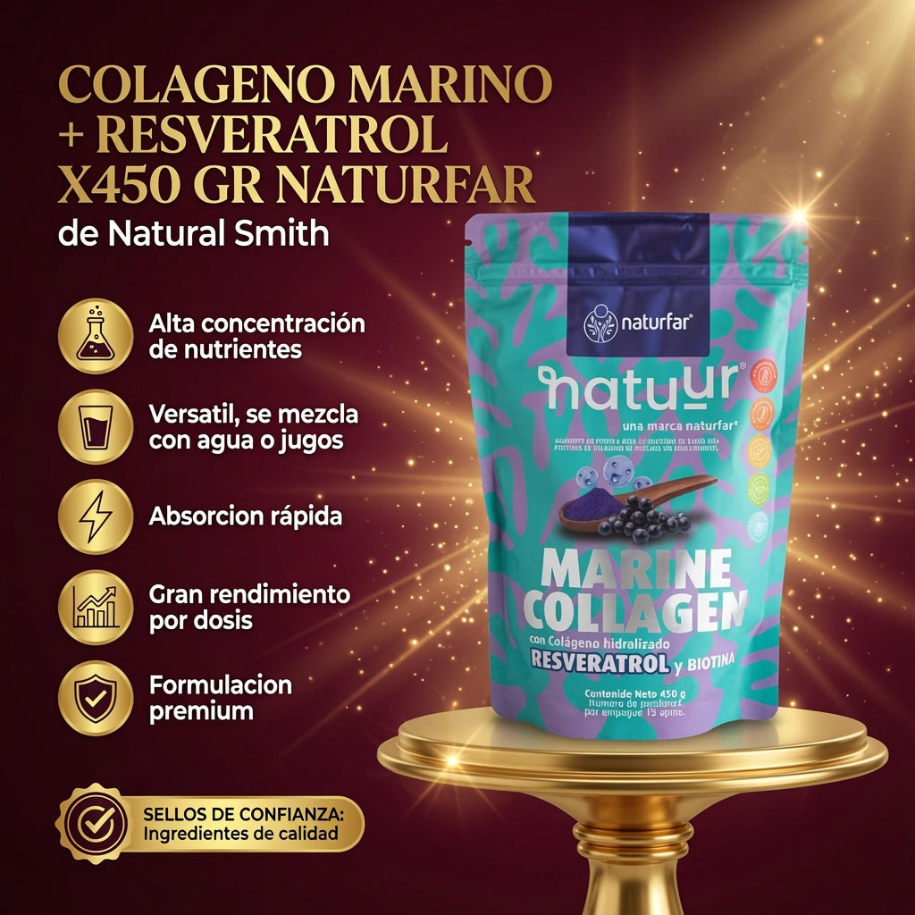 COLAGENO MARINO + RESVERATROL X450 GR NATURFAR ia_2