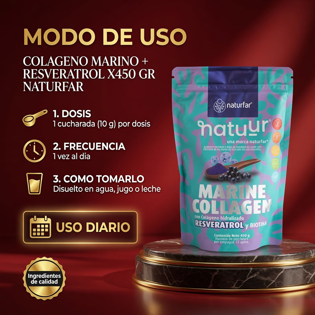 COLAGENO MARINO + RESVERATROL X450 GR NATURFAR ia_4