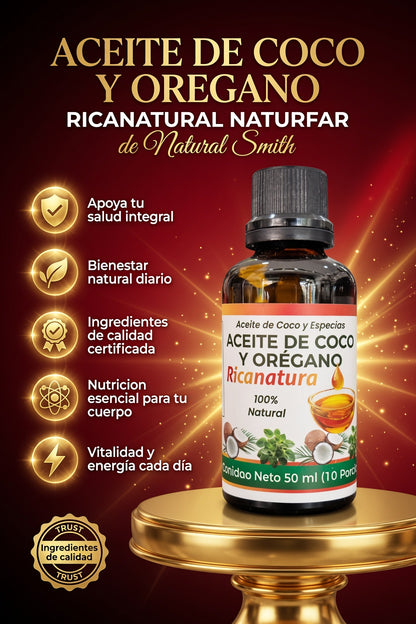 ACEITE DE COCO Y OREGANO RICANATURAL NATURFAR ia_2