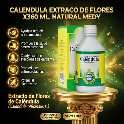 CALENDULA EXTRACO DE FLORES X360 ML. NATURAL MEDY ia_2