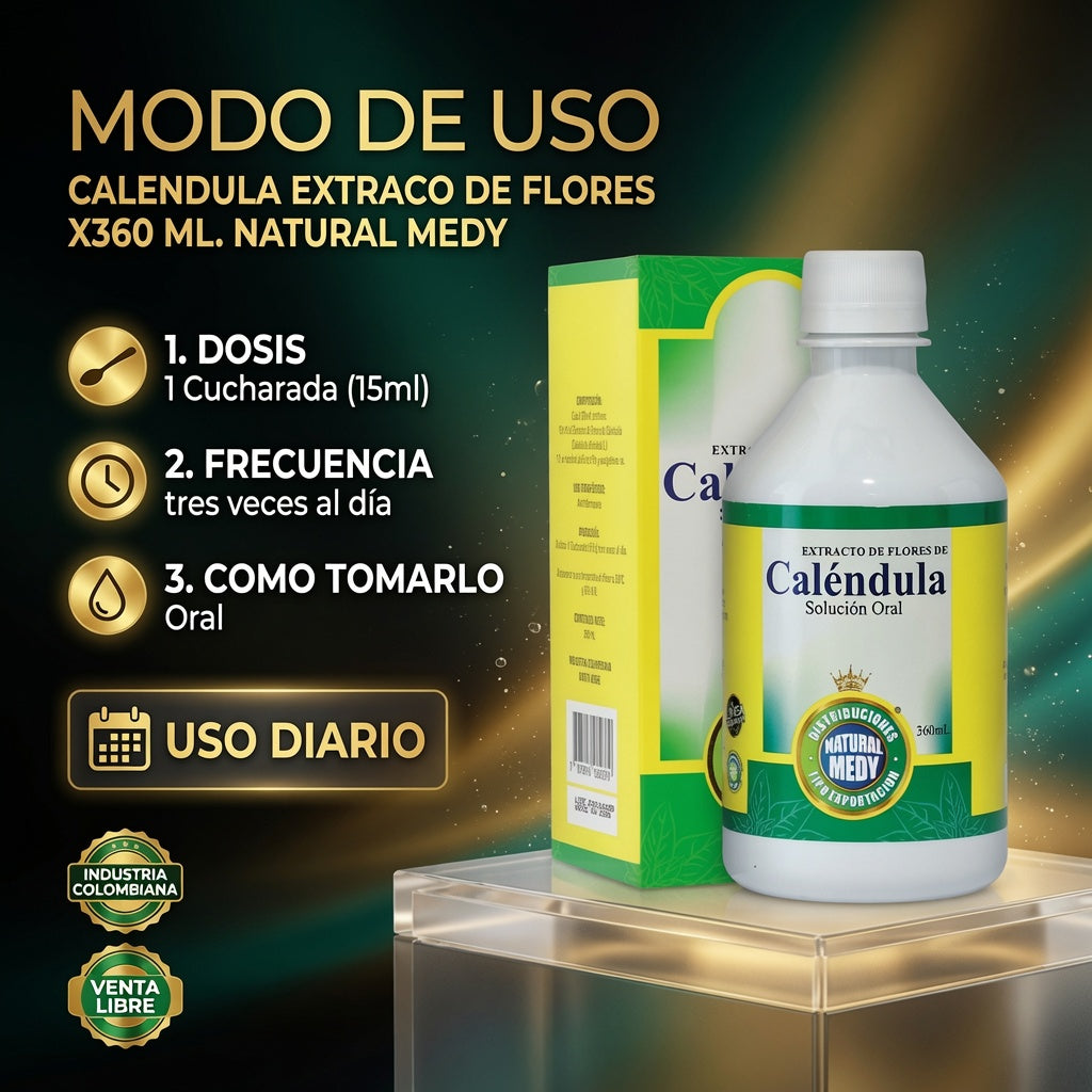 CALENDULA EXTRACO DE FLORES X360 ML. NATURAL MEDY ia_4