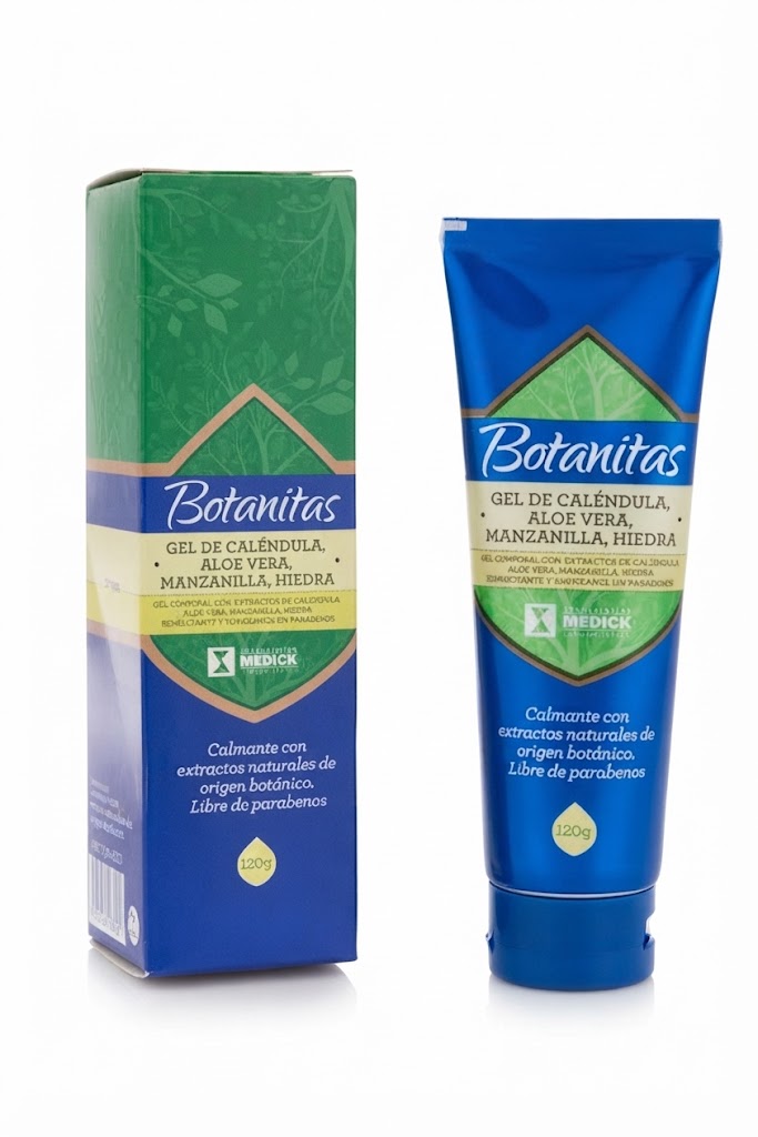 GEL CORP. EXT . CALEND + ALOE VERA + MAN +HIEX120 MEDICK BOTANITAS — SKU 001344