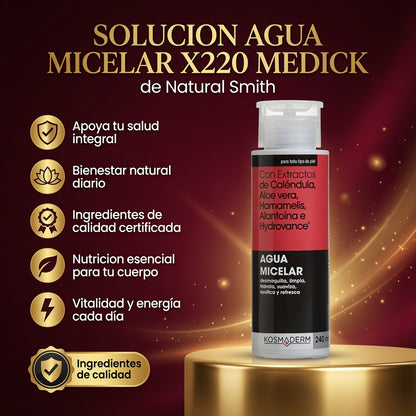 SOLUCION AGUA MICELAR X220 MEDICK ia_2