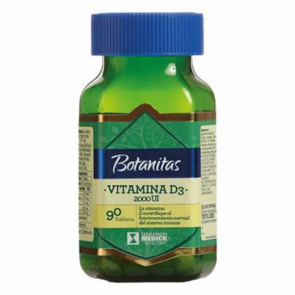 VITAMINA D3 2000UI X90 TAB BOTANITAS principal