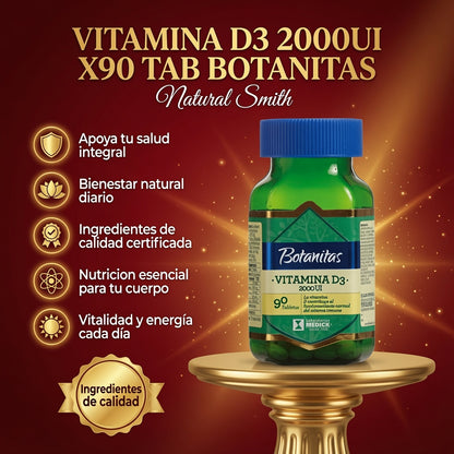 VITAMINA D3 2000UI X90 TAB BOTANITAS ia_2