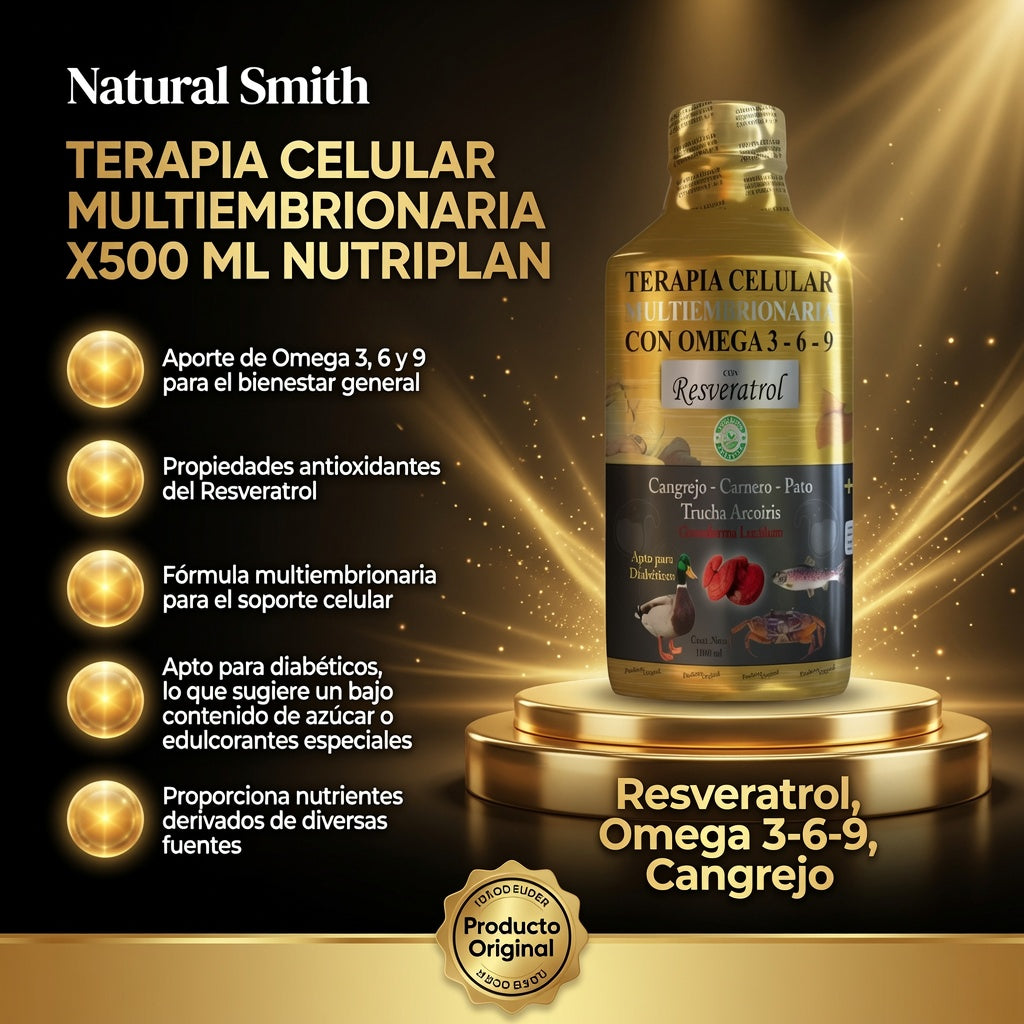 TERAPIA CELULAR MULTIEMBRIONARIA  X500 ML NUTRIPLAN ia_2