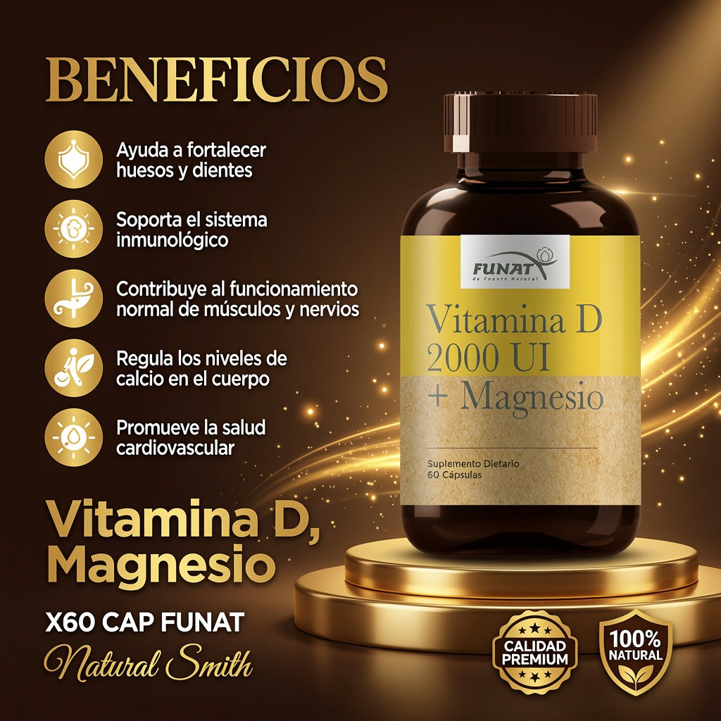 VITAMINA D + MAGNESIO X60 CAP FUNAT ia_2