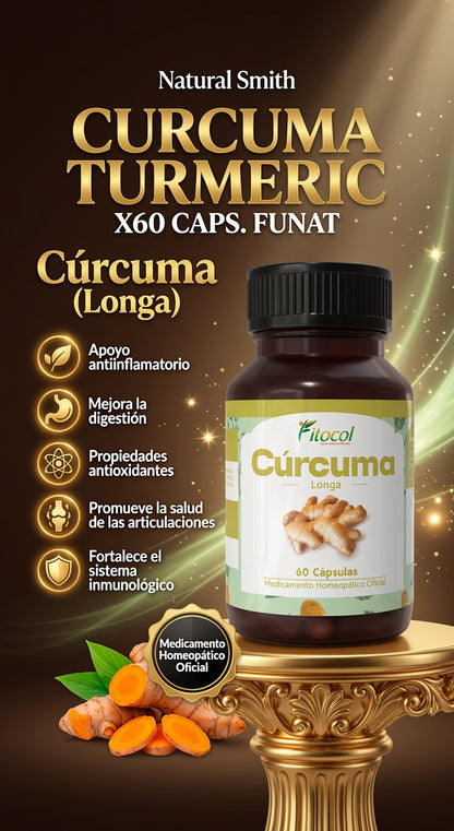 CURCUMA TURMERIC X60 CAPS. FUNAT ia_2