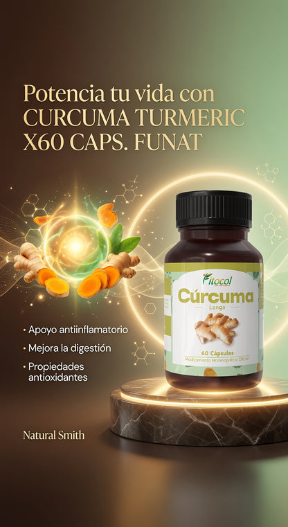 CURCUMA TURMERIC X60 CAPS. FUNAT ia_3