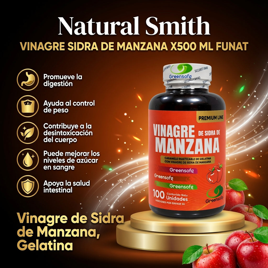 VINAGRE SIDRA DE MANZANA  X500 ML FUNAT ia_2