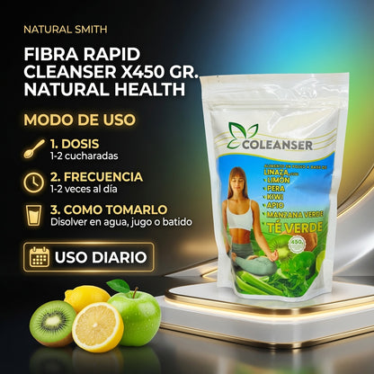 FIBRA RAPID CLEANSER X450 GR. NATURAL HEALTH ia_4