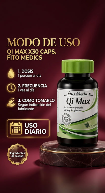 QI MAX X30 CAPS. FITO MEDICS ia_4