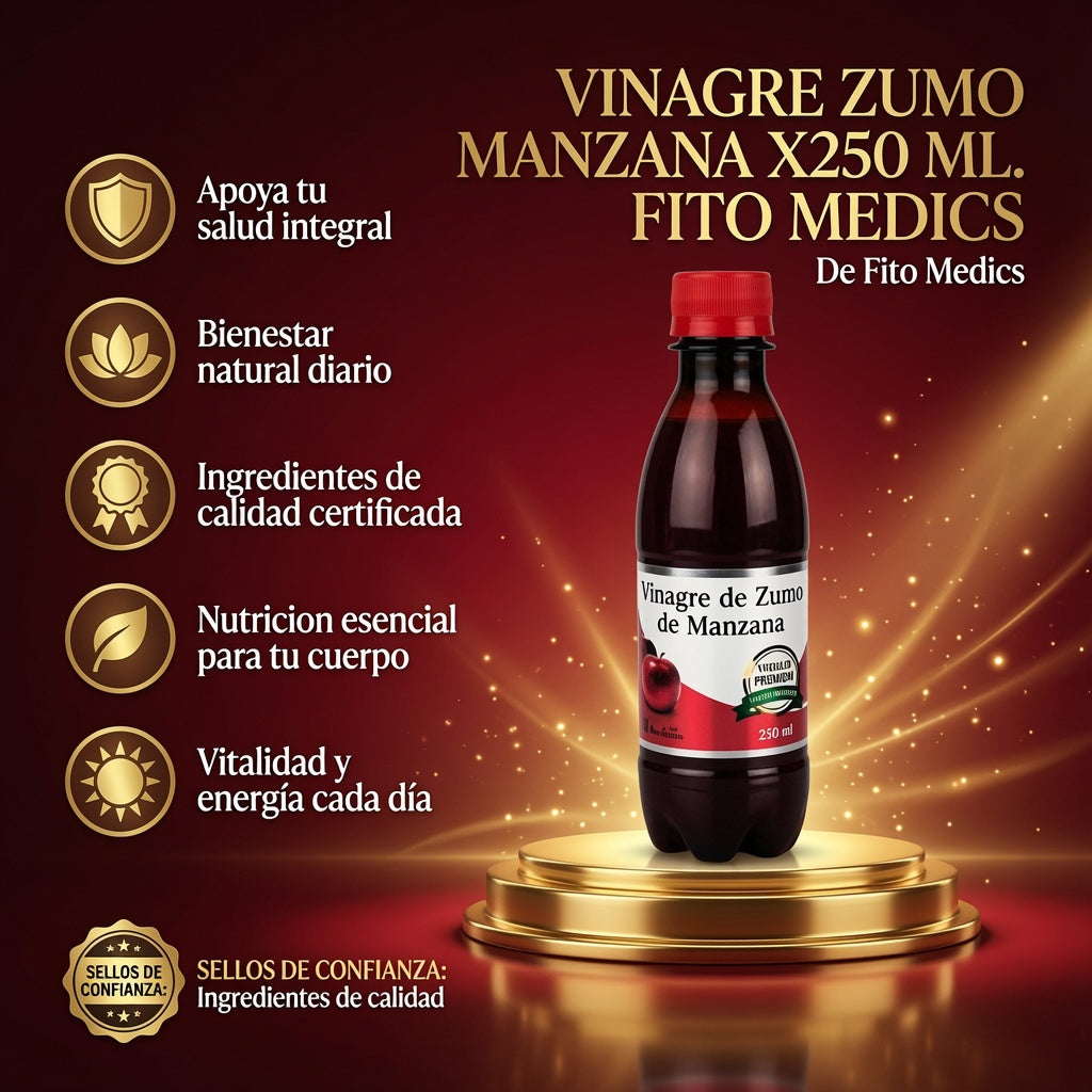 VINAGRE ZUMO MANZANA X250 ML. FITO MEDICS ia_2