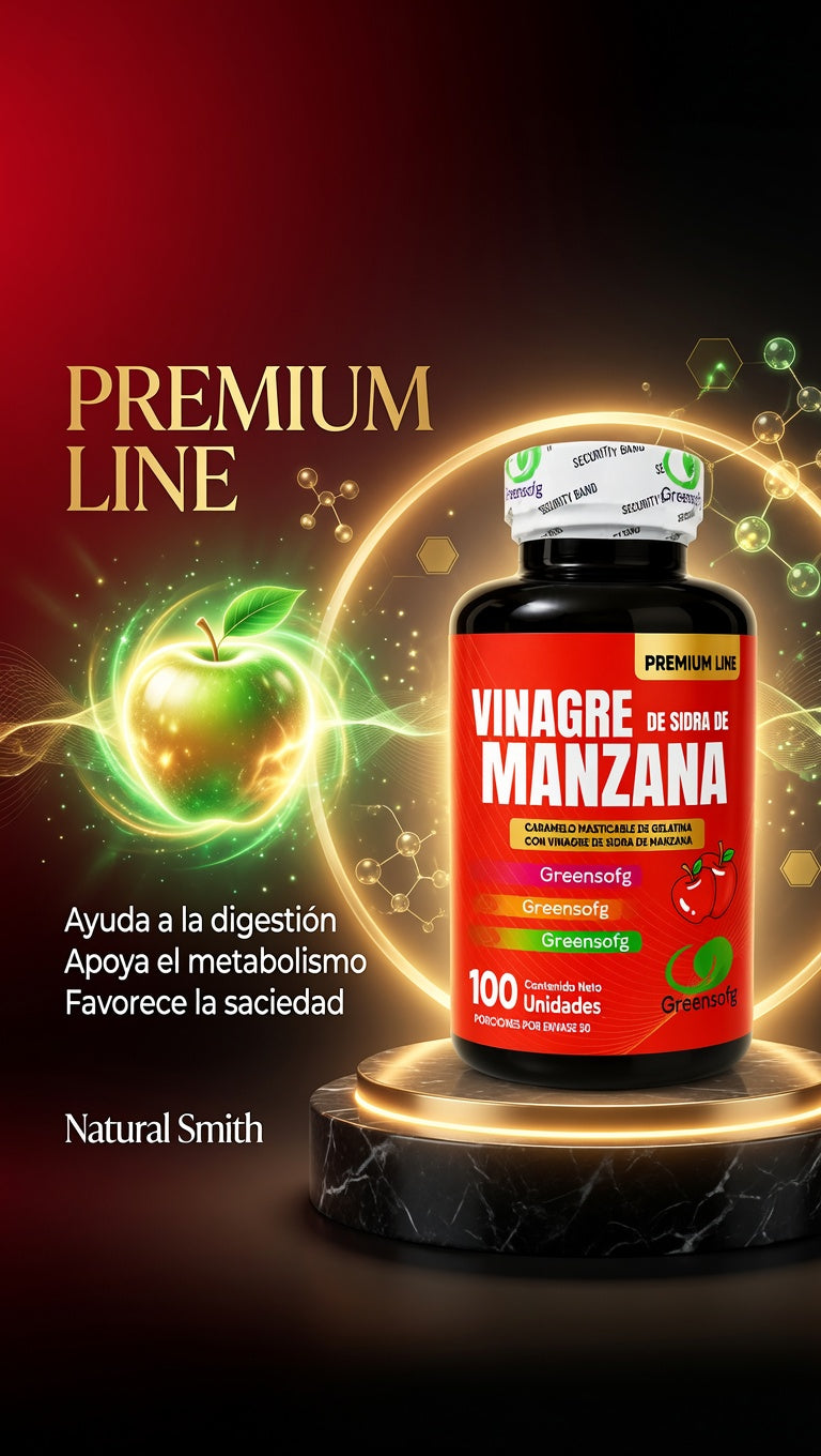 VINAGRE DE MANZANA X100 CAPS. GREENSOFG ia_3