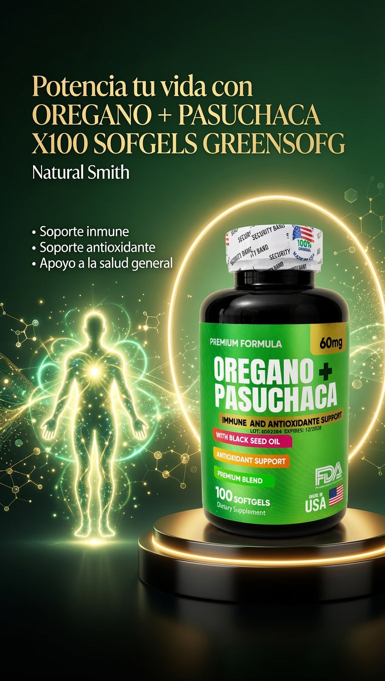 OREGANO + PASUCHACA X100 SOFGELS  GREENSOFG ia_3
