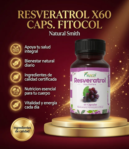 RESVERATROL X60 CAPS. FITOCOL ia_2