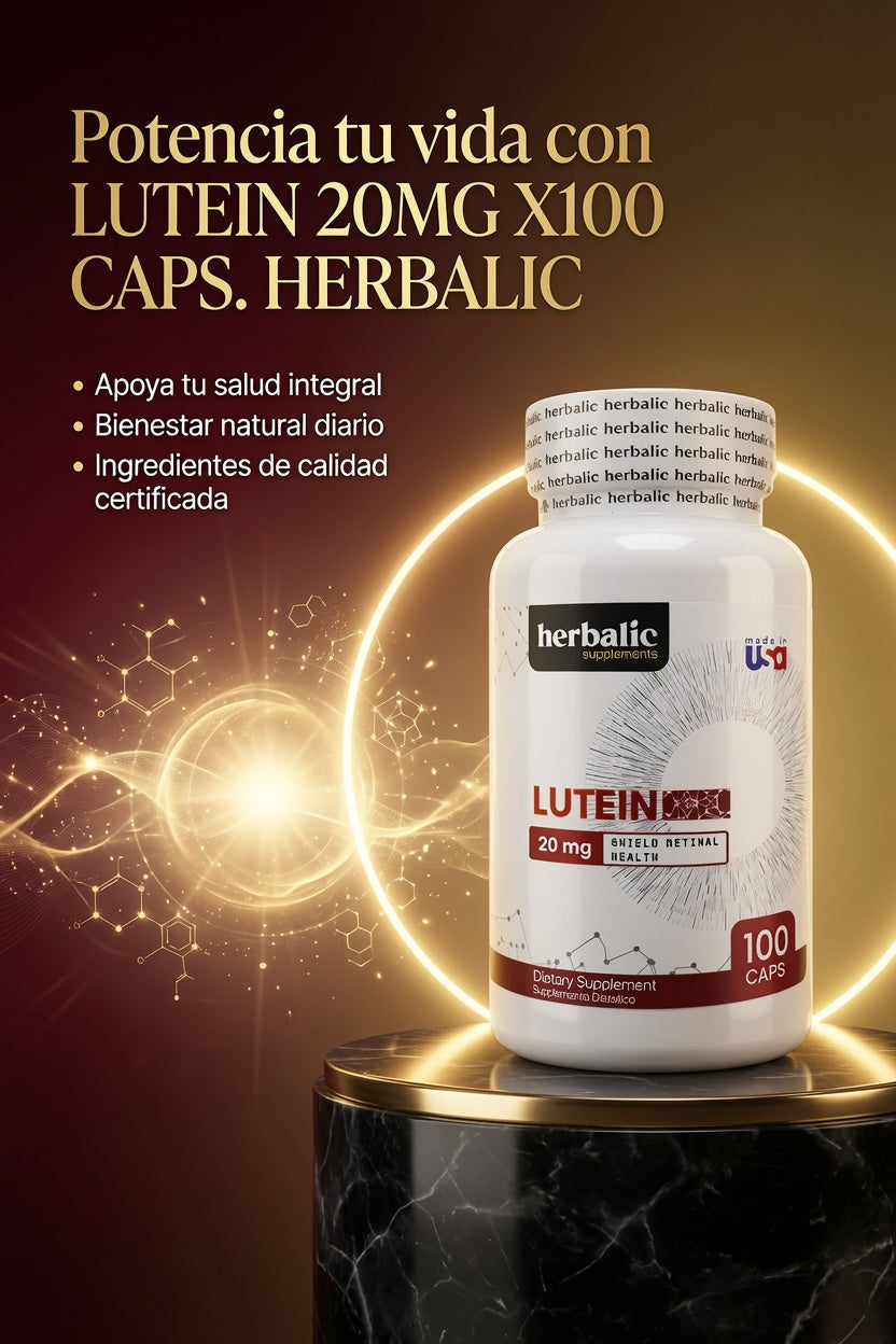 LUTEIN 20MG X100 CAPS. HERBALIC ia_3