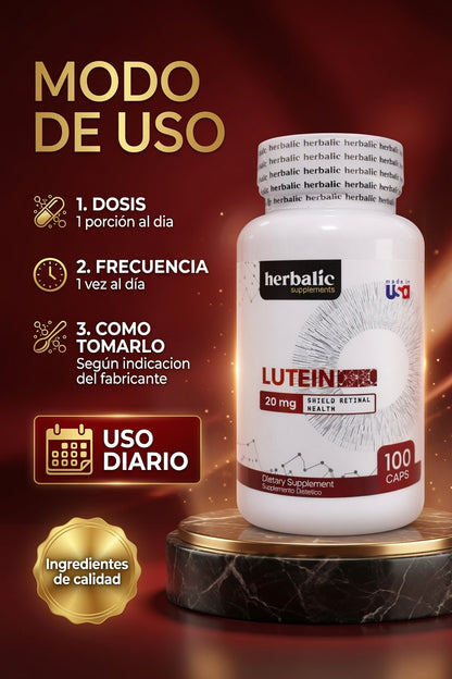 LUTEIN 20MG X100 CAPS. HERBALIC ia_4