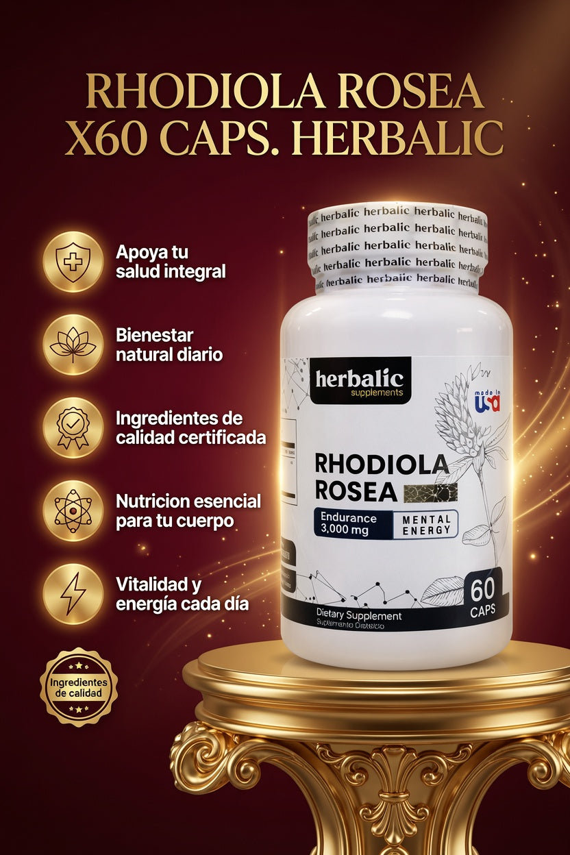 RHODIOLA ROSEA X60 CAPS. HERBALIC ia_2