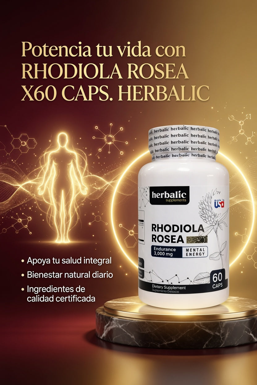 RHODIOLA ROSEA X60 CAPS. HERBALIC ia_3