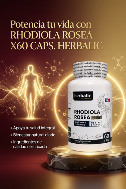 RHODIOLA ROSEA X60 CAPS. HERBALIC ia_3