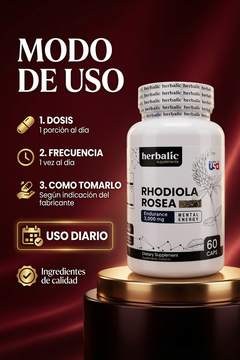 RHODIOLA ROSEA X60 CAPS. HERBALIC ia_4