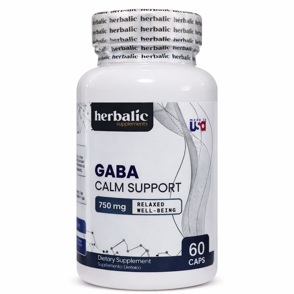 GABA 750MG X60 CAPS. HERBALIC principal