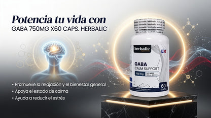 GABA 750MG X60 CAPS. HERBALIC ia_3