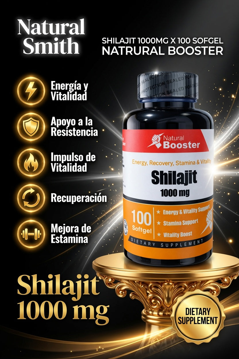 SHILAJIT 1000MG X 100 SOFGEL NATRURAL BOOSTER ia_2