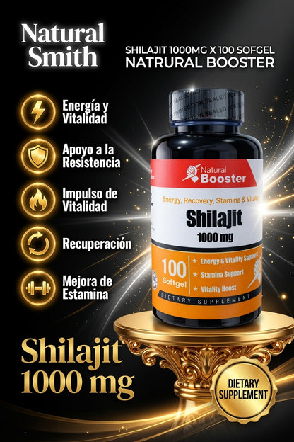 SHILAJIT 1000MG X 100 SOFGEL NATRURAL BOOSTER ia_2