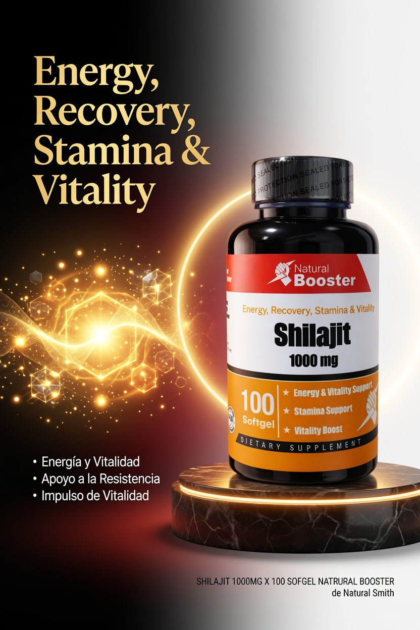 SHILAJIT 1000MG X 100 SOFGEL NATRURAL BOOSTER ia_3