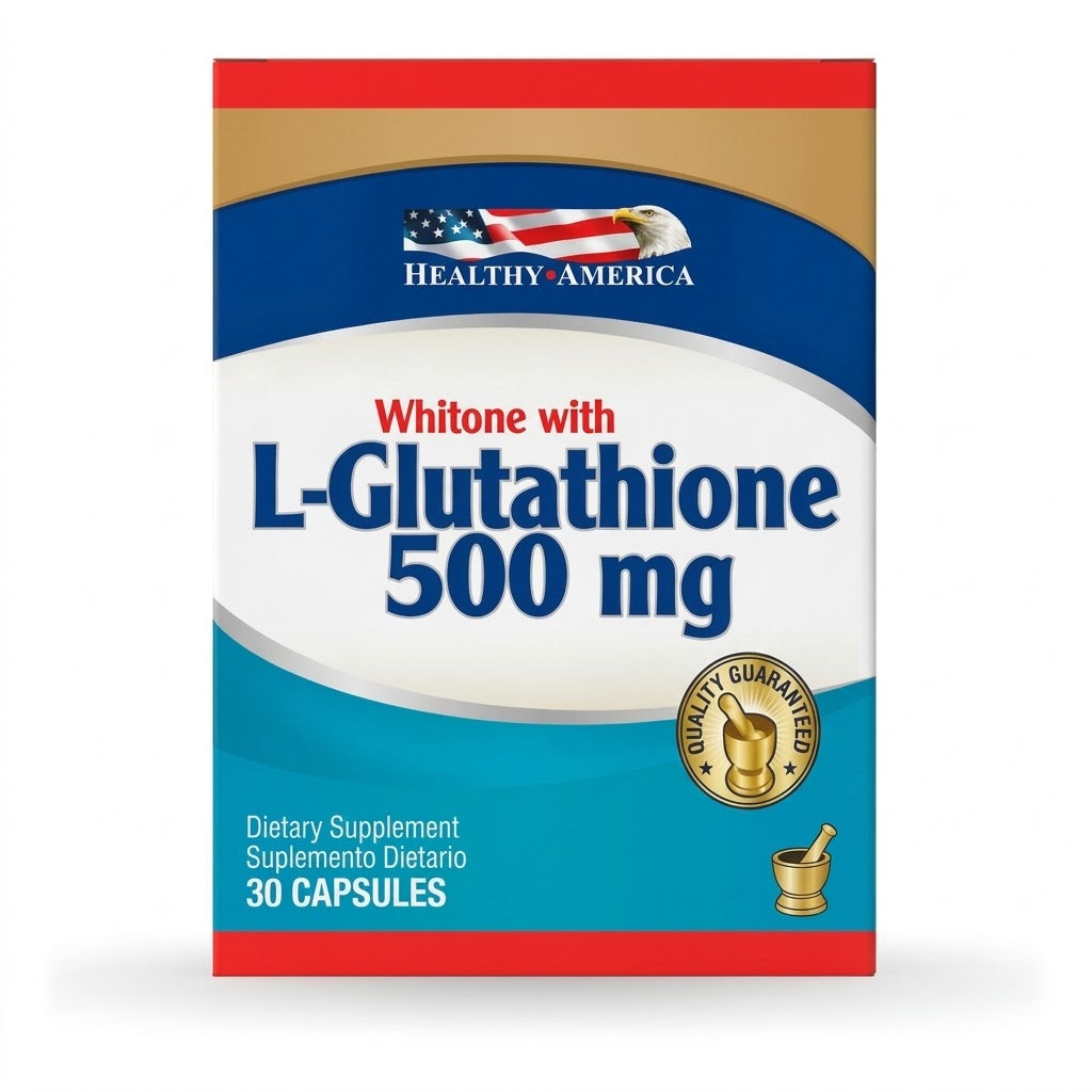 L-GLUTATHIONE REDUCED 500MG X30 CAPSULAS HEALTHY AMERIA principal